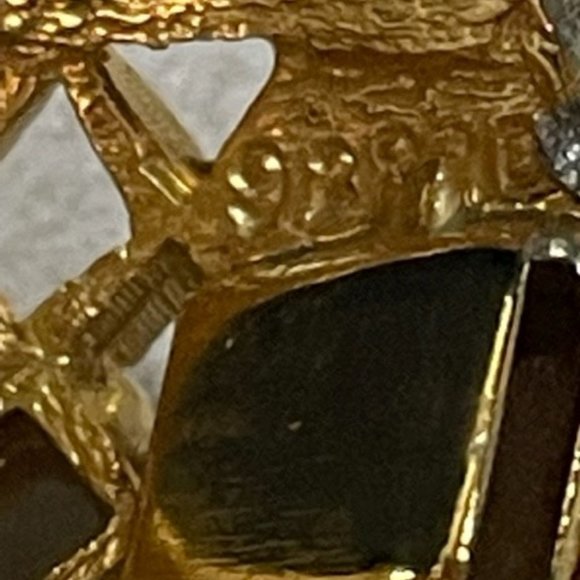 Marcel Boucher Gilded Gold Trellis Bracelet 1950's in Perfect Condition - Picture 3 of 14